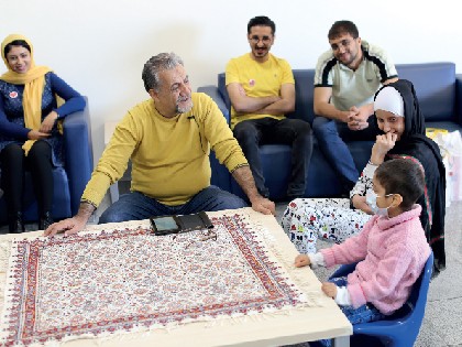 MAHAK children host their favorite poet and storywriter