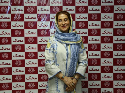 Motamed Arya, the famous Iranian actress, visits MAHAK children