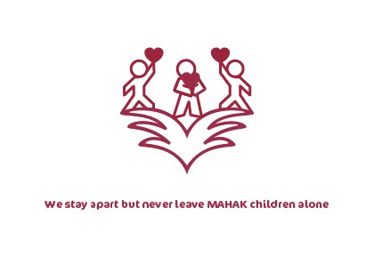 We stay apart but never leave MAHAK children alone