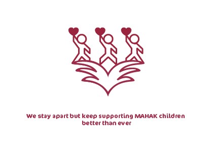 We stay apart but keep supporting MAHAK children better than ever