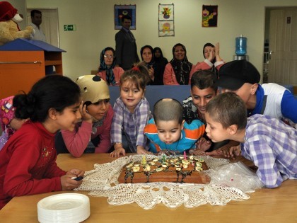 MAHAK regularly holds birthday celebrations each month for the children hospitalized in MAHAK, aiming to create a joyful day not only for those born in that month but also instill a sense of optimism in the other patients in the ward and their families, as well as staff and volunteers.    Like the previous months, October birthday celebration was also full of joy and playful moments. All the children in the DarAbad residential center and oncology wards attended the celebration and with their joyful laughter again conveyed to everyone that ’cancer is not the end’.   We believe that every birthday celebrated in MAHAK is a victory. It signifies another year cancer has failed to prevail, reminding us of the joy of life and the importance of our support. In other words, giving emotional support to people in difficult predicaments is critically important as it impacts their physiological condition.   We try our best, and hope and pray that many of the thousands of children with cancer supported by MAHAK will celebrate many more birthdays in the years to come.  But we cannot and will not stop there.  With your help, we can create a world with even more celebrations, more laughter, and more birthdays for all.  