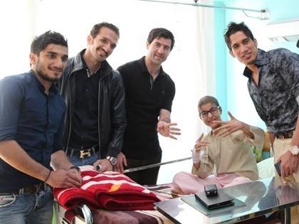 Persepolis Football Players Visit MAHAK