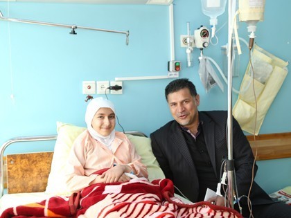 Ali Daei Visits MAHAK