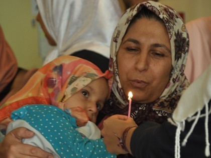 MAHAK regularly holds birthday celebrations each month for the children hospitalized in MAHAK, aiming to create a joyful day not only for those born in that month but also instill a sense of optimism in the other patients in the ward and their families, as well as staff and volunteers.    Like the previous months, October birthday celebration was also full of joy and playful moments. All the children in the DarAbad residential center and oncology wards attended the celebration and with their joyful laughter again conveyed to everyone that ’cancer is not the end’.   We believe that every birthday celebrated in MAHAK is a victory. It signifies another year cancer has failed to prevail, reminding us of the joy of life and the importance of our support. In other words, giving emotional support to people in difficult predicaments is critically important as it impacts their physiological condition.   We try our best, and hope and pray that many of the thousands of children with cancer supported by MAHAK will celebrate many more birthdays in the years to come.  But we cannot and will not stop there.  With your help, we can create a world with even more celebrations, more laughter, and more birthdays for all.  