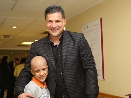 Ali Daei Visits MAHAK