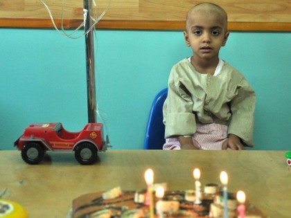 MAHAK regularly holds birthday celebrations each month for the children hospitalized in MAHAK, aiming to create a joyful day not only for those born in that month but also instill a sense of optimism in the other patients in the ward and their families, as well as staff and volunteers.    Like the previous months, October birthday celebration was also full of joy and playful moments. All the children in the DarAbad residential center and oncology wards attended the celebration and with their joyful laughter again conveyed to everyone that ’cancer is not the end’.   We believe that every birthday celebrated in MAHAK is a victory. It signifies another year cancer has failed to prevail, reminding us of the joy of life and the importance of our support. In other words, giving emotional support to people in difficult predicaments is critically important as it impacts their physiological condition.   We try our best, and hope and pray that many of the thousands of children with cancer supported by MAHAK will celebrate many more birthdays in the years to come.  But we cannot and will not stop there.  With your help, we can create a world with even more celebrations, more laughter, and more birthdays for all.  