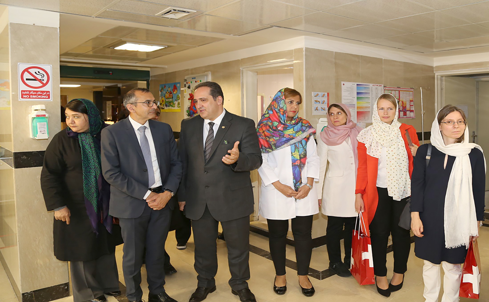 The visit of the Swiss ambassador and the representative of the Ministry of Health in June 2018