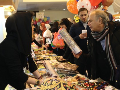 حضور یاوران محک در اولین روز بازار هدایای نوروزی
