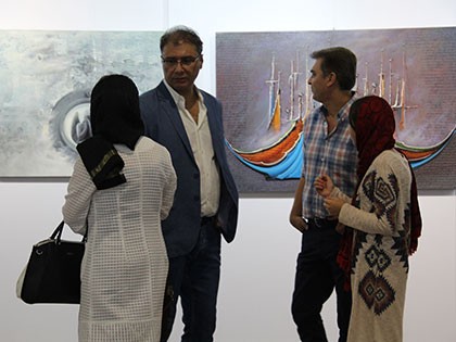 گزارش تصویری افتتاح نمایشگاه هنرهای تجسمی رنگ عشق2