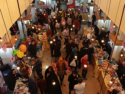 گزارش تصویری روز دوم بازار هدایای نوروزی محک