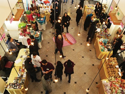 گزارش تصویری روز اول بازار هدایای نوروزی محک