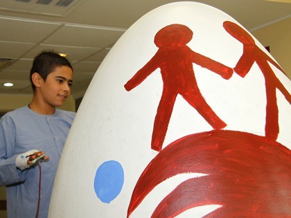 تخم مرغ رنگی کودکان محک