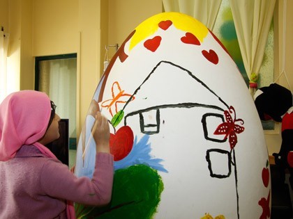 تخم مرغ رنگی کودکان محک