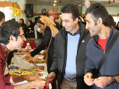 پژمان جمشیدی فوتبالیست و بازیگر در جشنواره غذای محک
